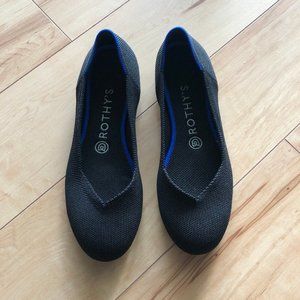 Rothy’s The Flat Black Solid — Like new condition!